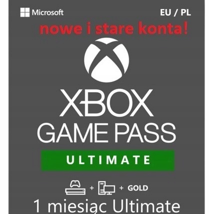 XBOX GAME PASS ULTIMATE-1 MIESIĄC KOD/KLUCZ