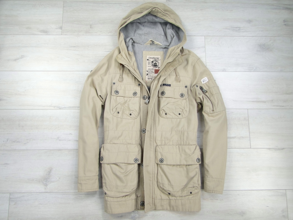 DREIMASTER MARINE KURTKA PARKA CAMEL WIOSNA _ L