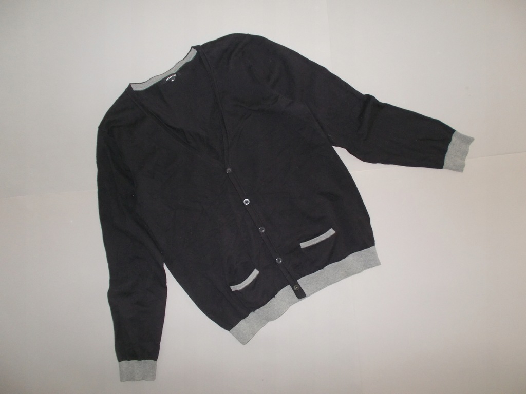 RESERVED SWETER KARDIGAN MĘSKI CZARNY XL