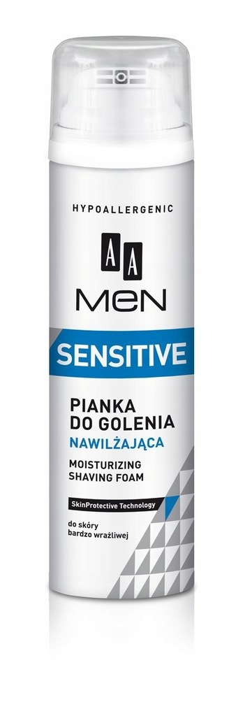 AA Men Sensitive Pianka do golenia nawilżająca 250