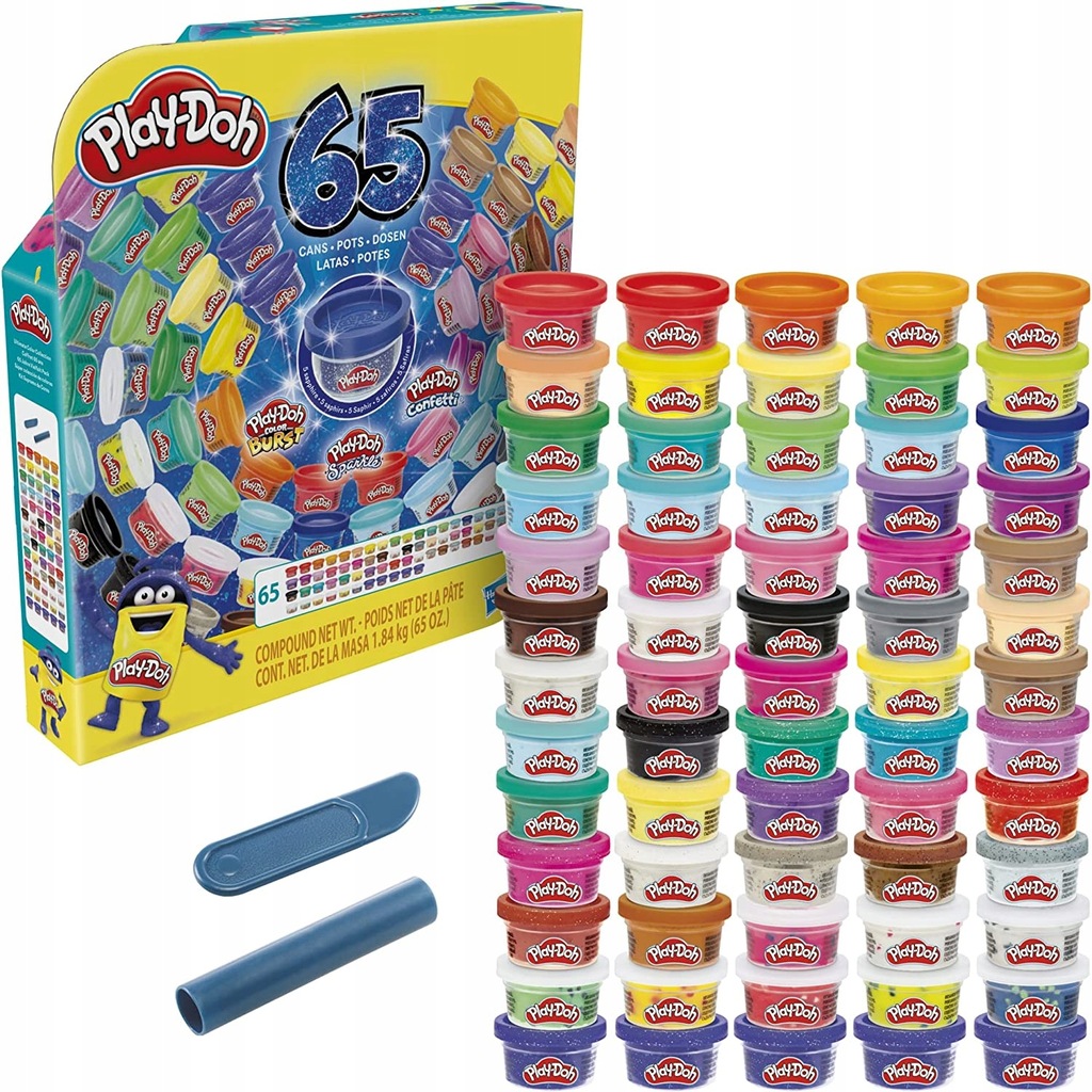 Zestaw ciastoliny Play-Doh F1528 65 elementów
