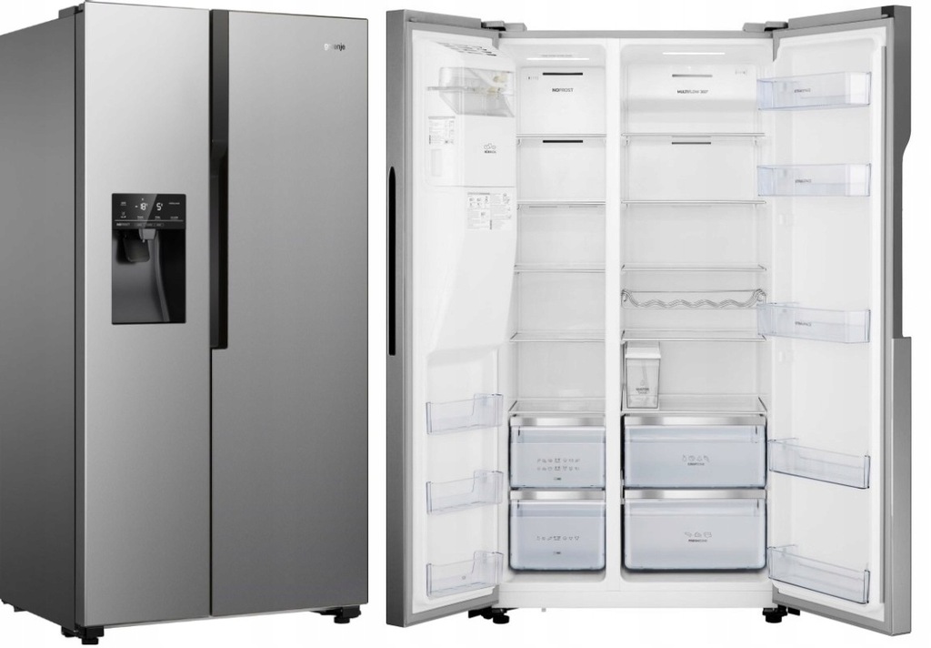 Lodówka Gorenje NRS9181VX KOSTKARKA bezPODŁĄCZENIA 13719478486