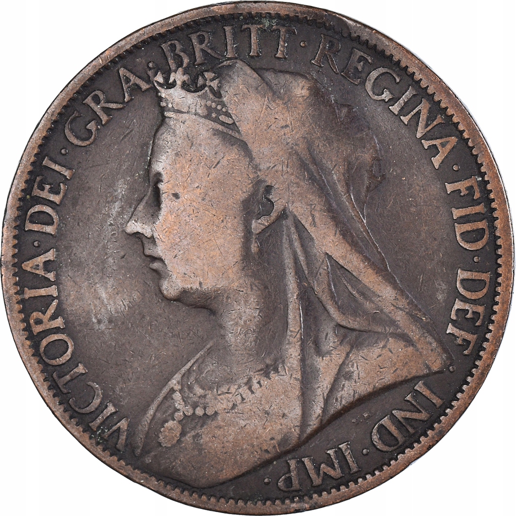 Moneta, Wielka Brytania, Penny, 1898