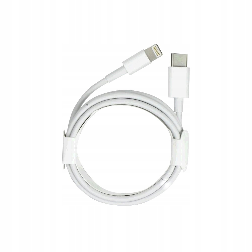 Kabel Typ C do iPhone Lightning 8-pin Power Delivery PD12W biały