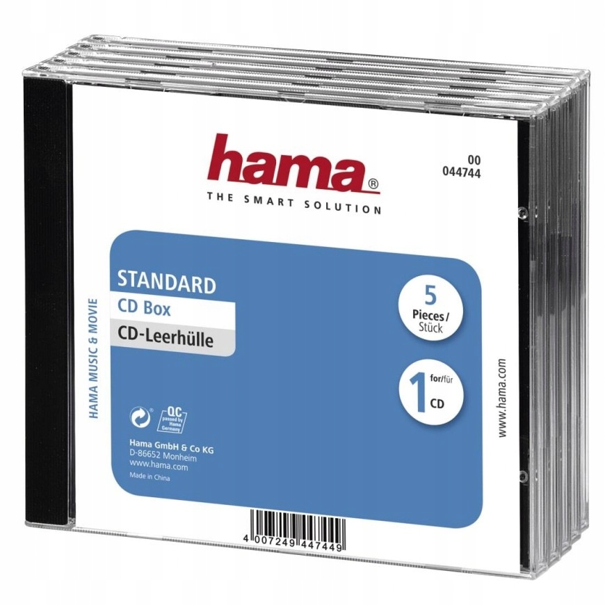 t9689 Hama Pudełka Na Płyty CD 9szt