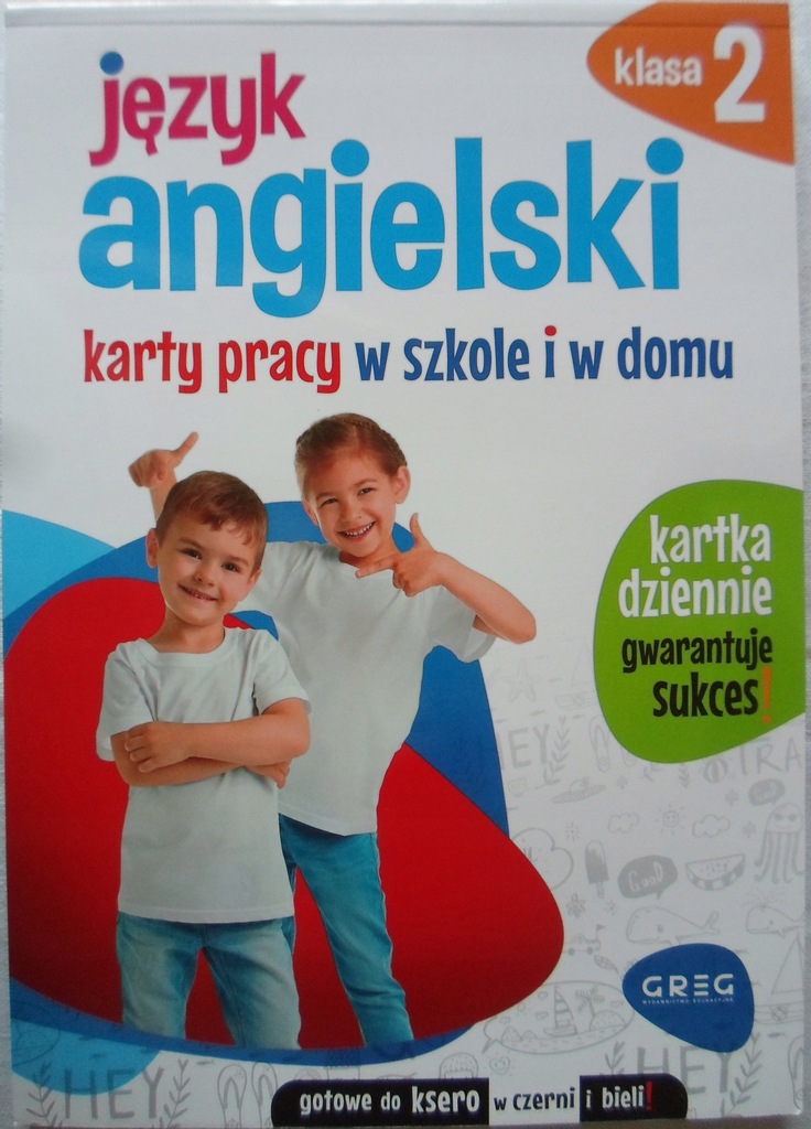 Język angielski Kl 2 Karty pracy w szkole i w domu