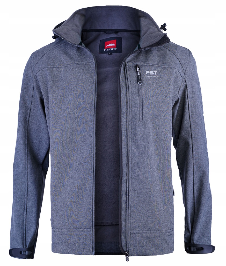 MĘSKA KURTKA SOFTSHELL FST SPORTS K024 GREY r. M