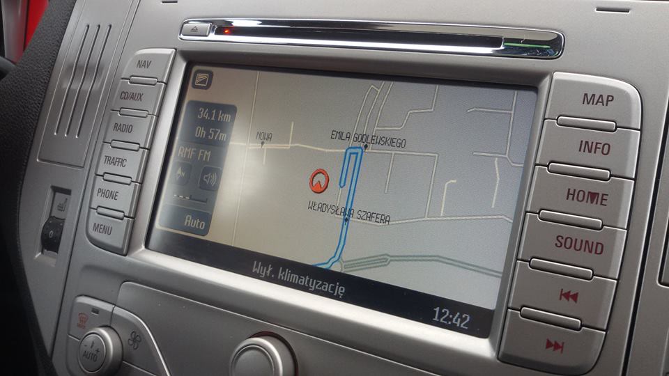 FORD NX SD POLSKIE MENU LEKOTR MAPA KUGA MIELEC