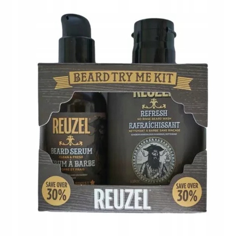 REUZEL Clean & Fresh Beard Try Me Kit zestaw upominkowy (szampon do brody b