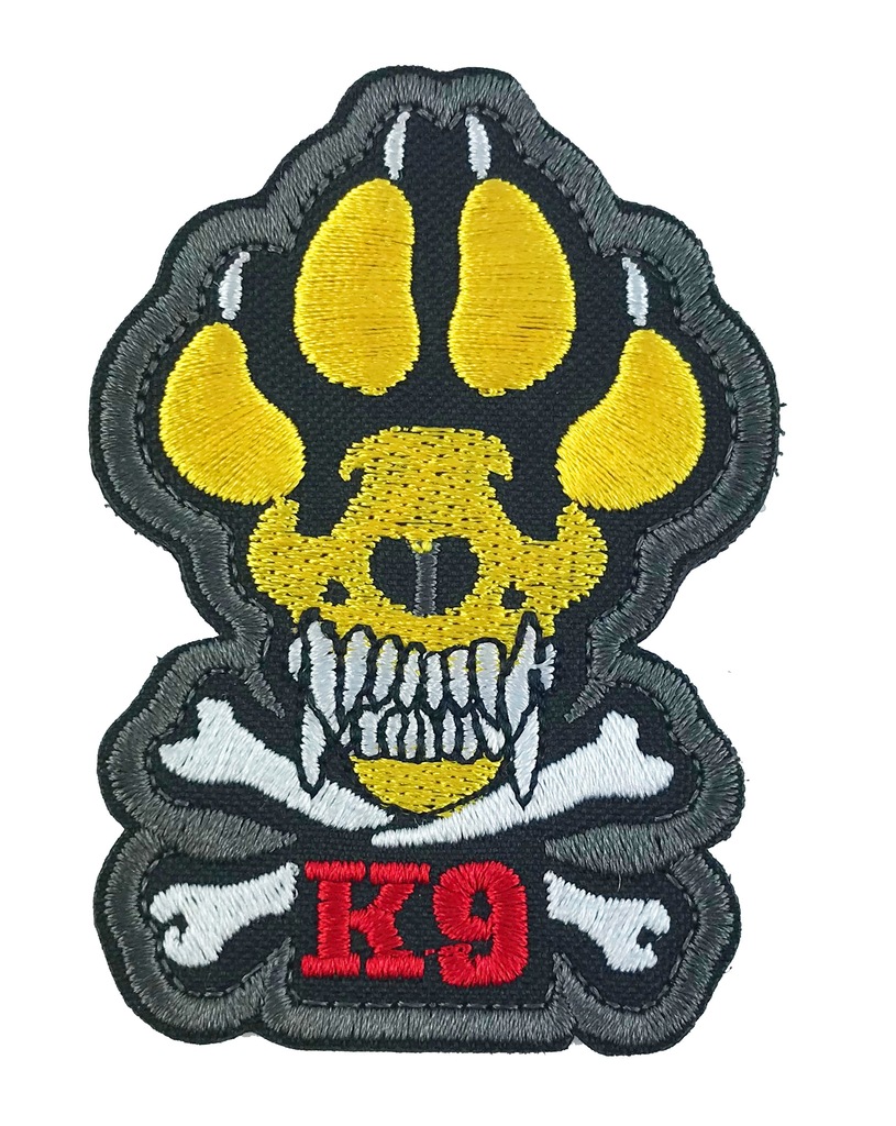 K9 PAW Naszywka na rzep haftowana MORALE PATCH