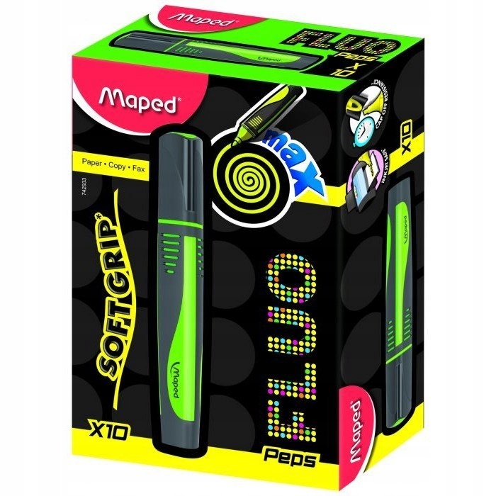 Zakreślacz FLUO PEPS max zielony 742933 MAPED