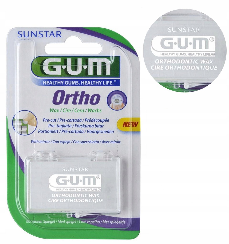 GUM Sunstar Orthodontic Wax wosk ortodontyczny 11373412925