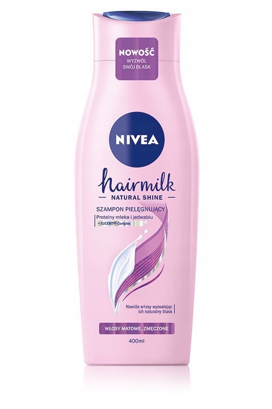 NIVEA Hair Milk Szampon mleczny do włosów matowych