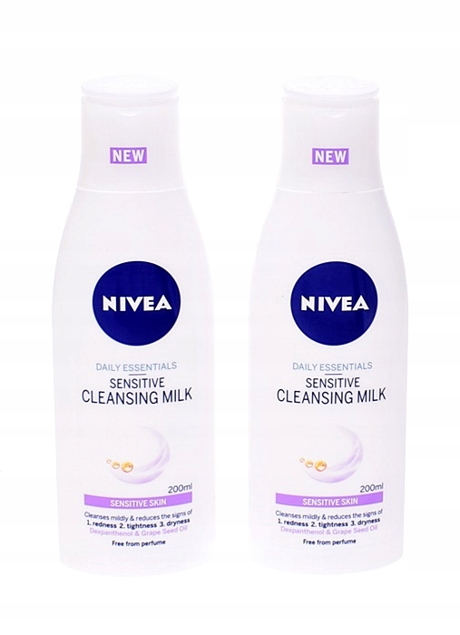 5812-19 NIVEA... d#k MLECZKO OCZYSZCZAJACE 2x200ML