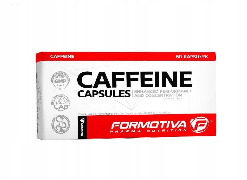 FORMOTIVA CAFFEINE 60kaps. KOFEINA JAKOŚĆ FARMACJI