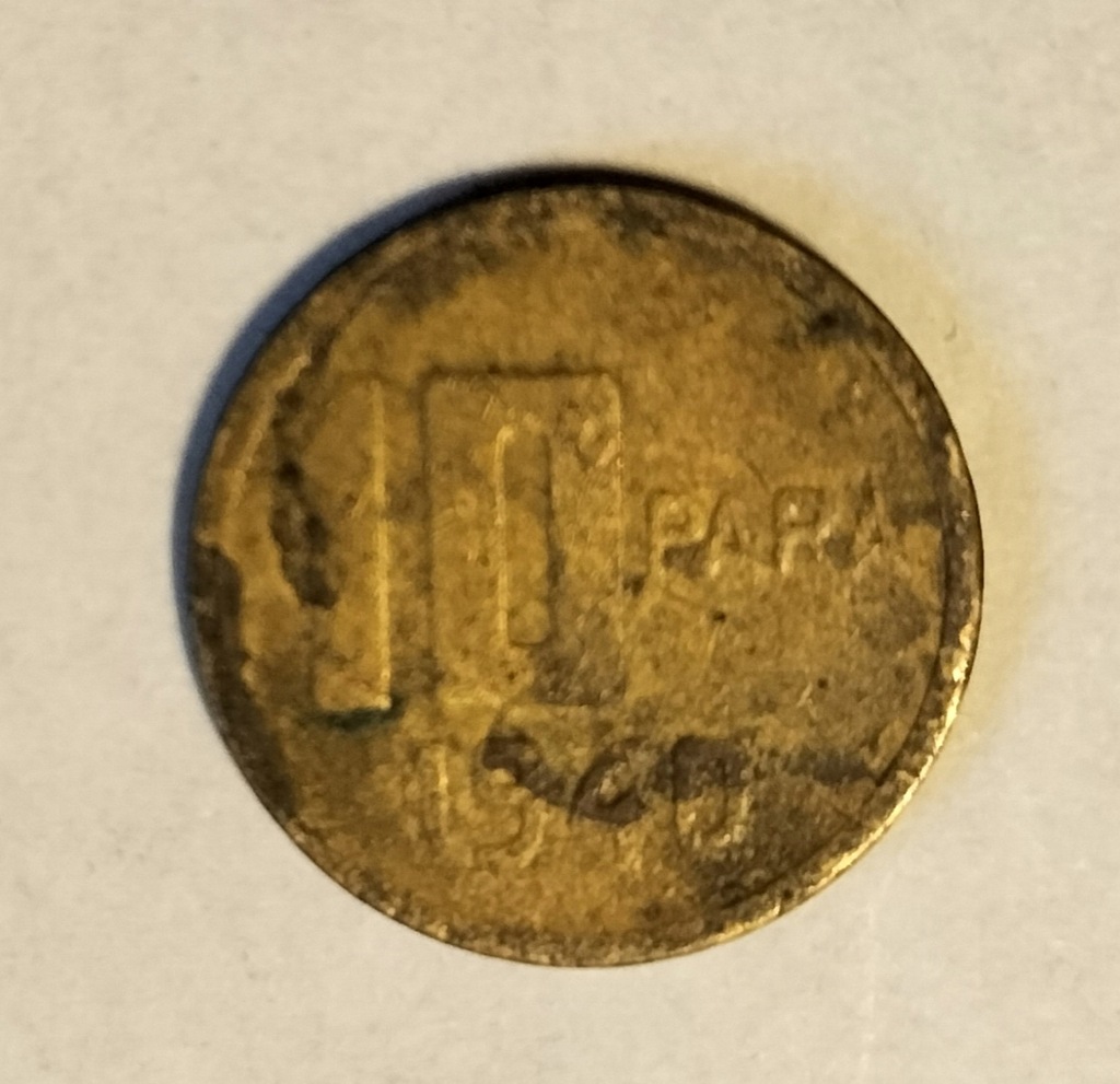 moneta Turcja 10 para 1941
