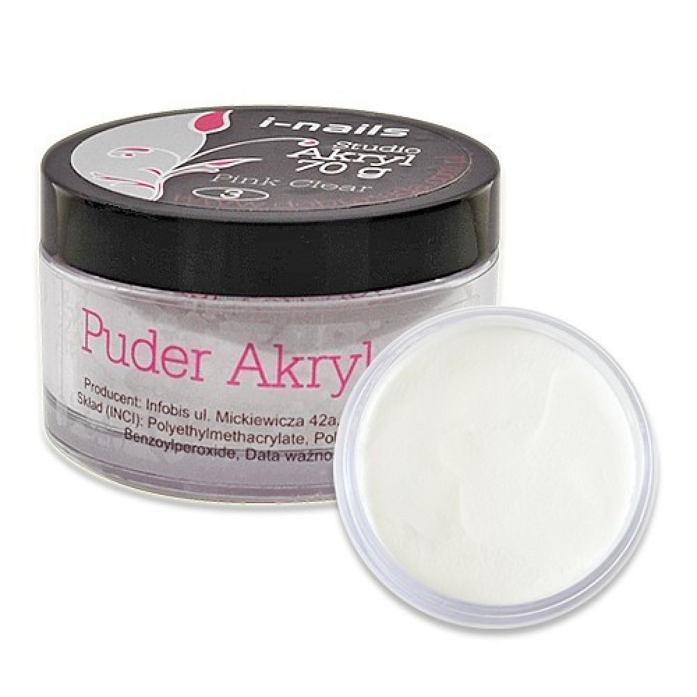 Puder akrylowy proszek 70g i-nails pp2 SUPER WHITE