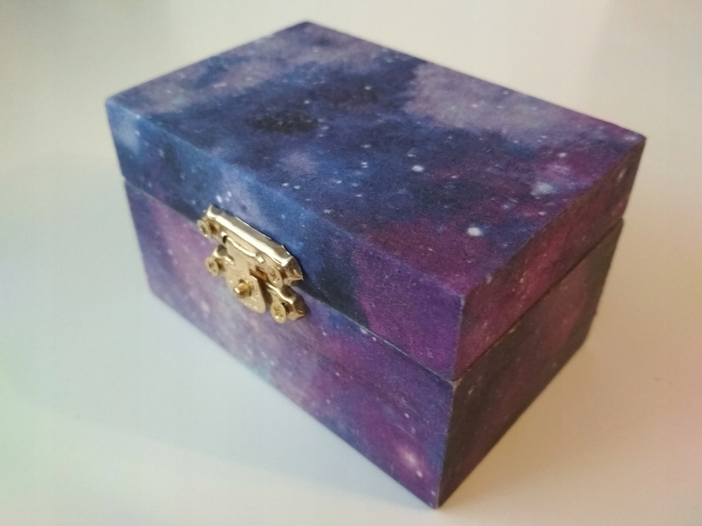 Pudełko szkatułka na meteoryt biżuterię! Kosmos