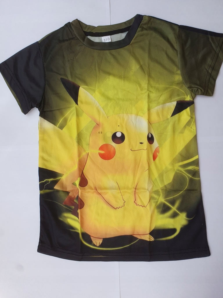 Koszulka sportowa oddychająca Pokemon T-shirt 140