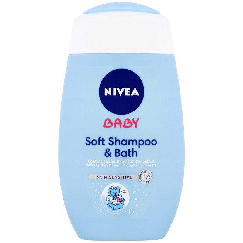 NIVEA BABY SZAMPON I PIANA DO KĄPIELI 2W1 200ML