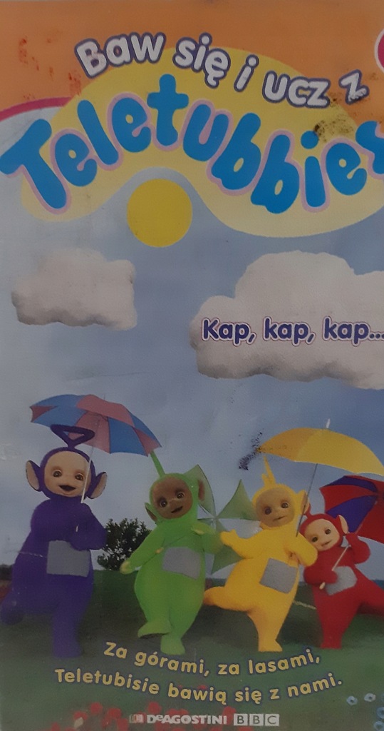 VHS Teletubisie Teletubbies kap, kap , kap...