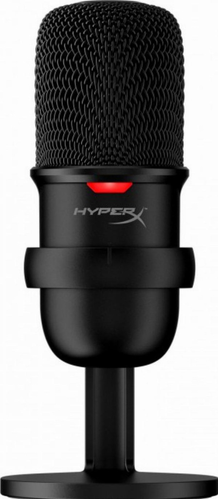 Mikrofon HyperX SoloCast czarny pojemnościowy z USB-C dla graczy