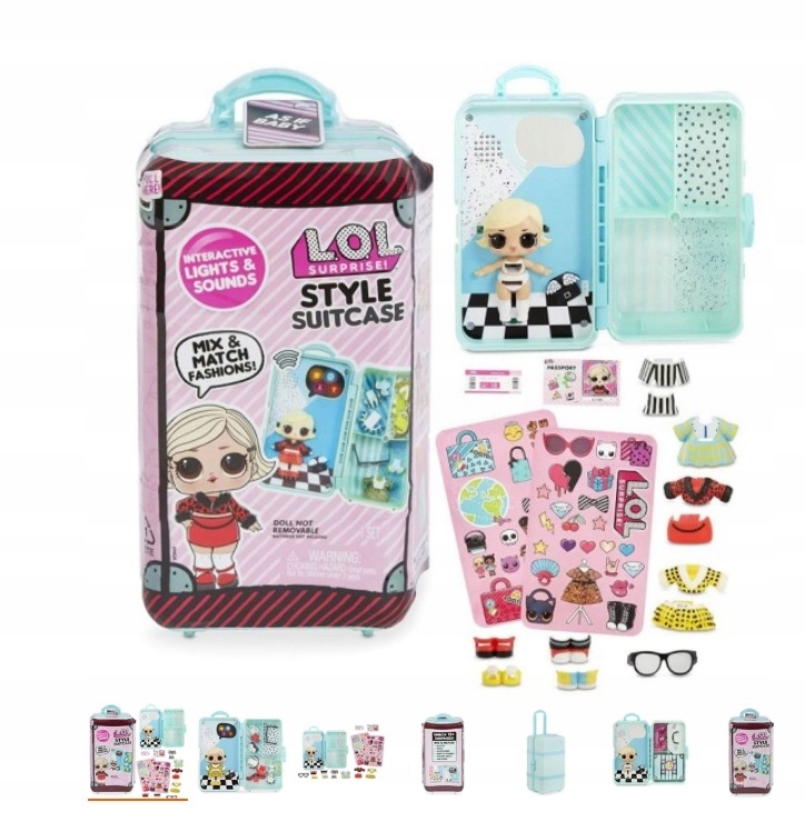 Surprise Stylowa Walizka Lalka Akcesoria 9084061818