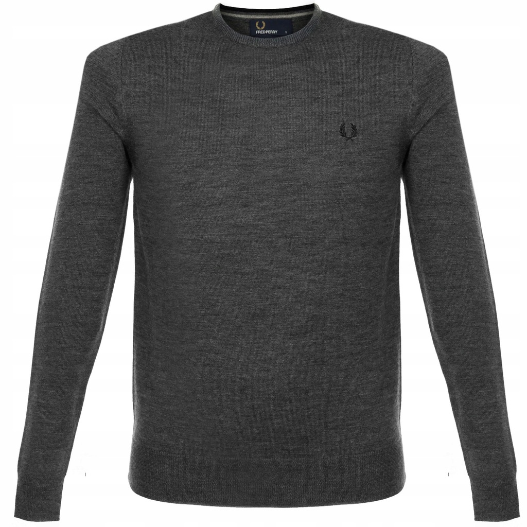 FRED PERRY SWETER MĘSKI MERINO WOOL CASUAL r S