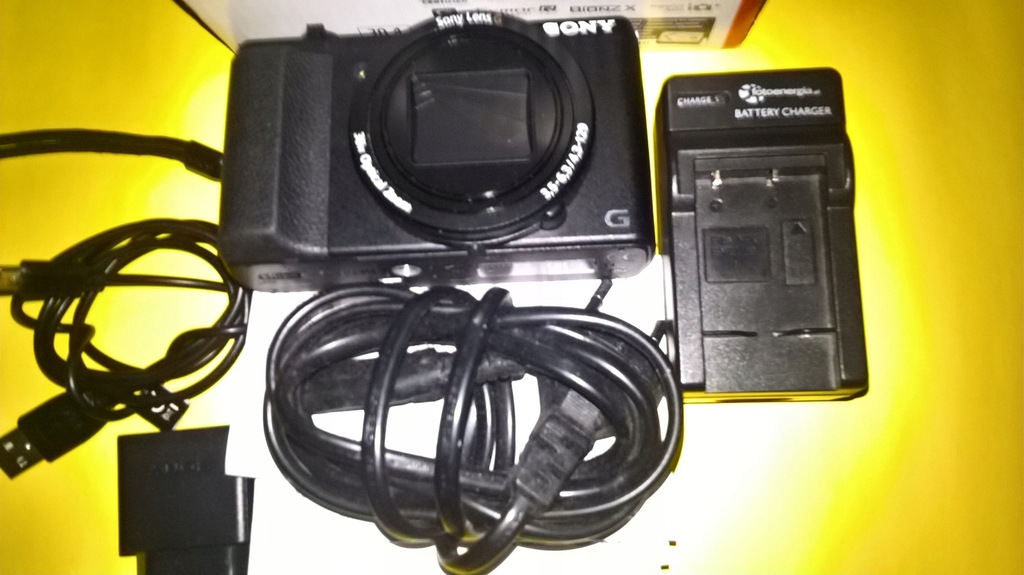 Aparat cyfrowy Sony DSC-HX60 czarny, stan idealny