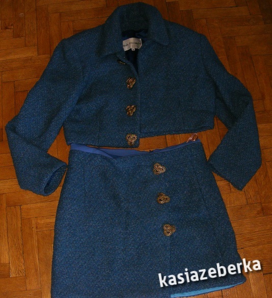 ^ ciepły kostium MODA Alessandra ^^ r.38 ^