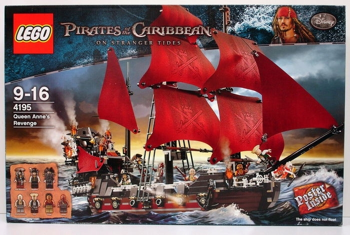 LEGO 4195 Pirates of Caribbean Queen Annes Revenge