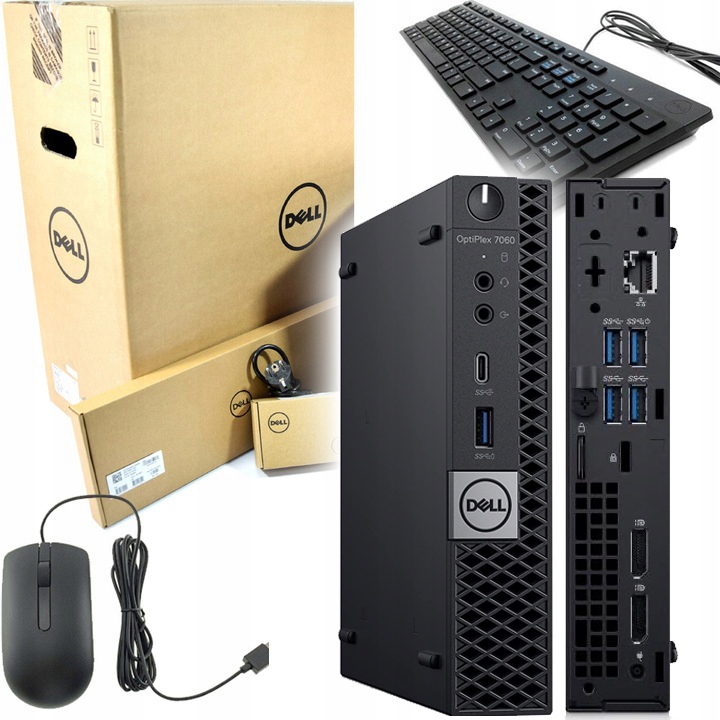 Dell OptiPlex 7060 Micro i58500 8GB 256SSD M+K 11 13174961930