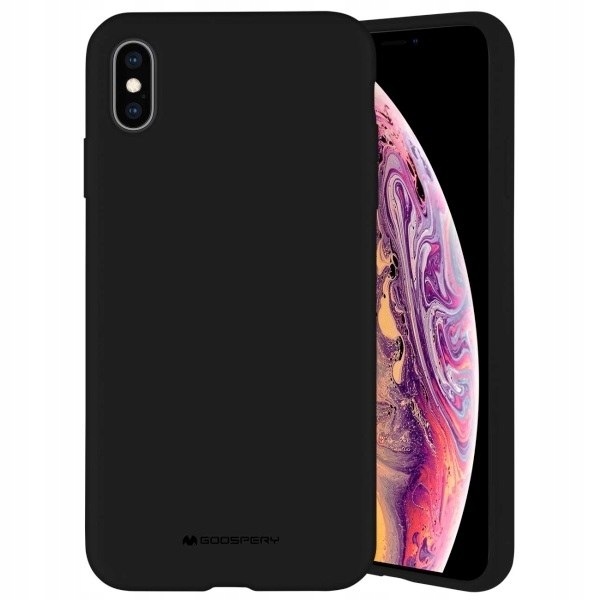 Mercury Silicone iPhone 7/8/SE 2020 czarny/black