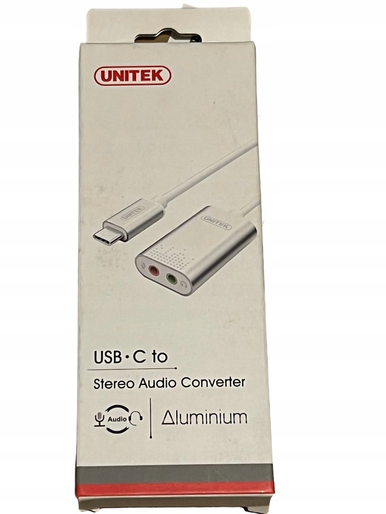 Adapter USB C Jack karta dźwiękowa Unitek Y248 13334808049