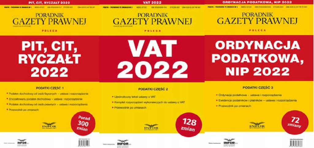 Pit Cit Ryczałt + Vat 2022 + Ordynacja podatkowa