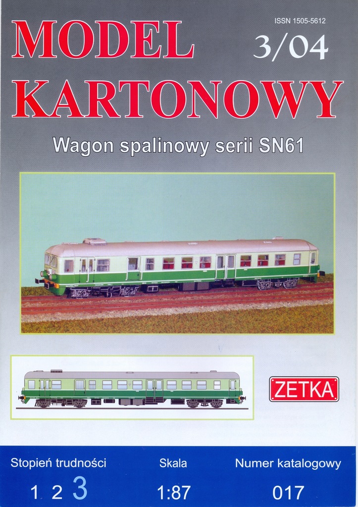 SN61 wagon spalinowy - Zetka