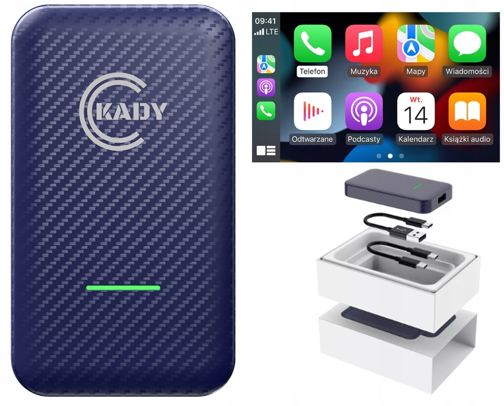 KADY CARLINK CARPLAY 4.0 CP2A 12446278987 oficjalne archiwum Allegro