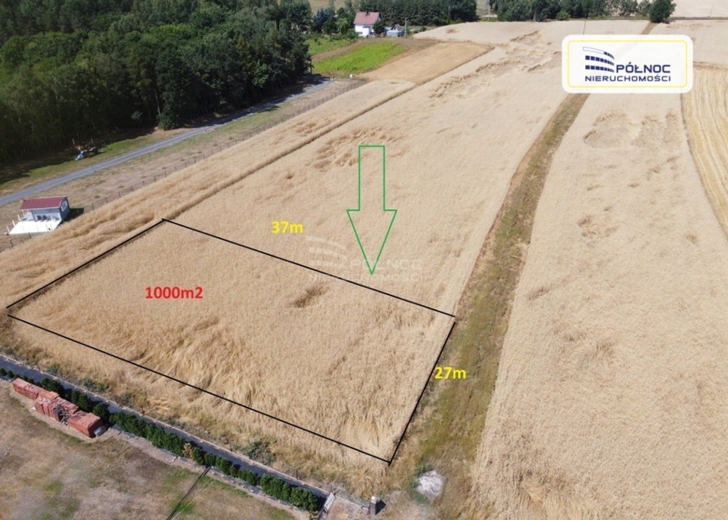 Działka, Nowogrodziec, 1000 m²