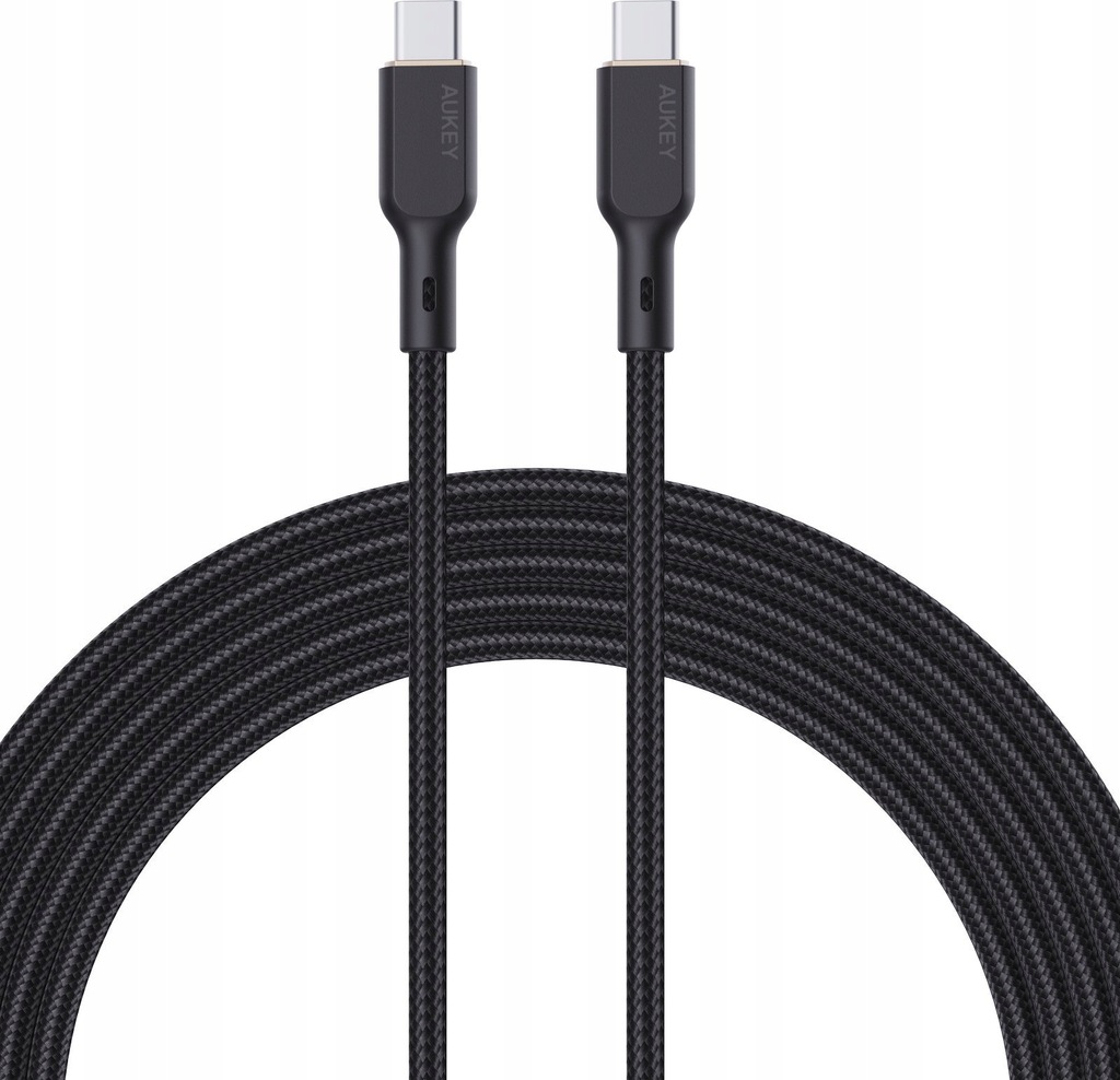 Kabel USB Aukey USB-C - USB-C 1.8 m Czarny (CB-KCC102 BK)