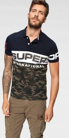 GG86 SUPERDRY REWELACYJNY MĘSKI SHIRT POLO XL