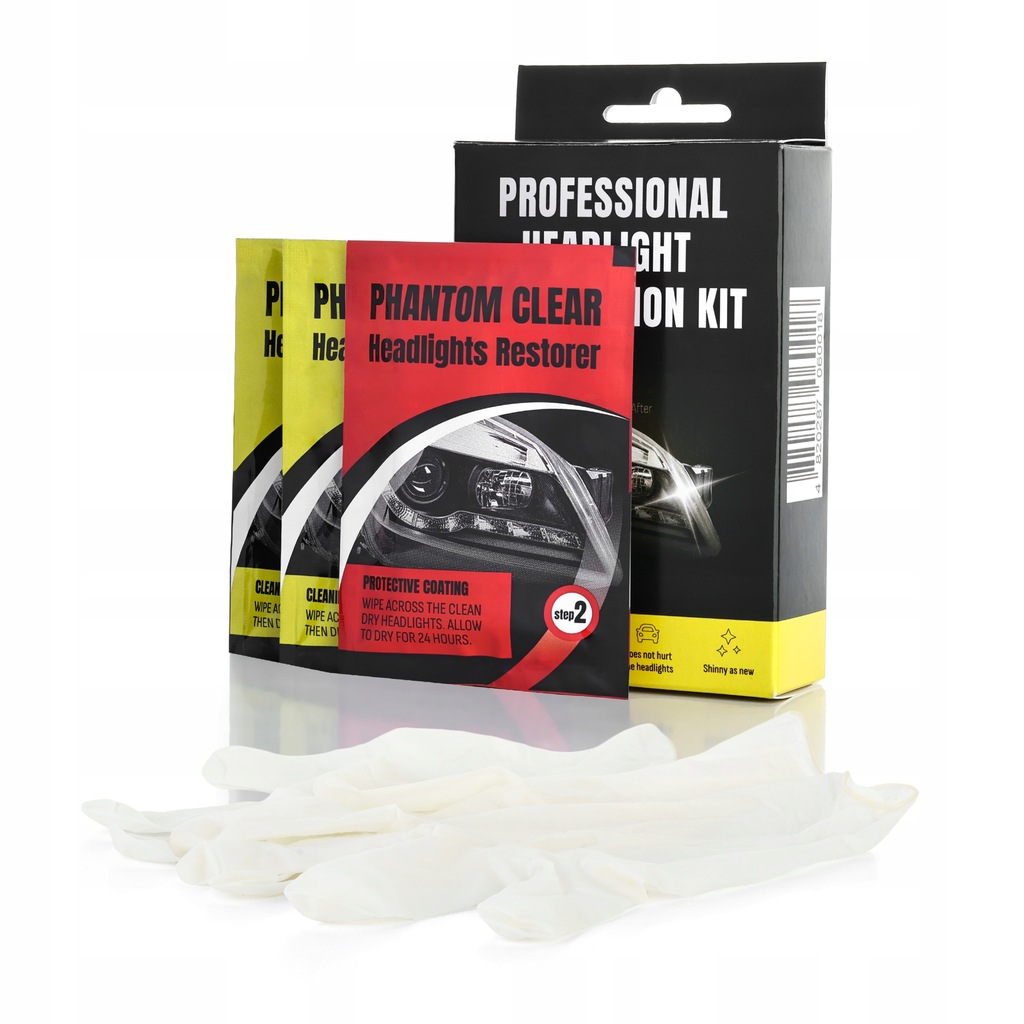 Ściereczki zestaw do renowacji reflektorów – polerowanie i regeneracja lamp