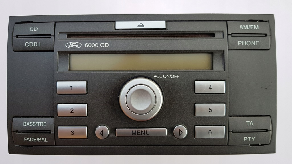 FORD MONDEO FOCUS CMAX RADIO 6000 CD AUX + PIN