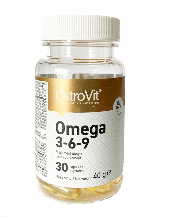 Omega 3-6-9 30 kapsułek EPA DHA OLEJ LEN RYBI