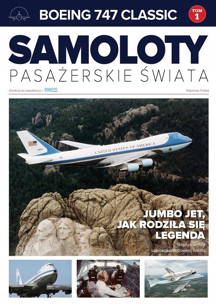 SAMOLOTY PASAŻERSKIE ŚWIATA T.1 BOEING 747 CLASSIC