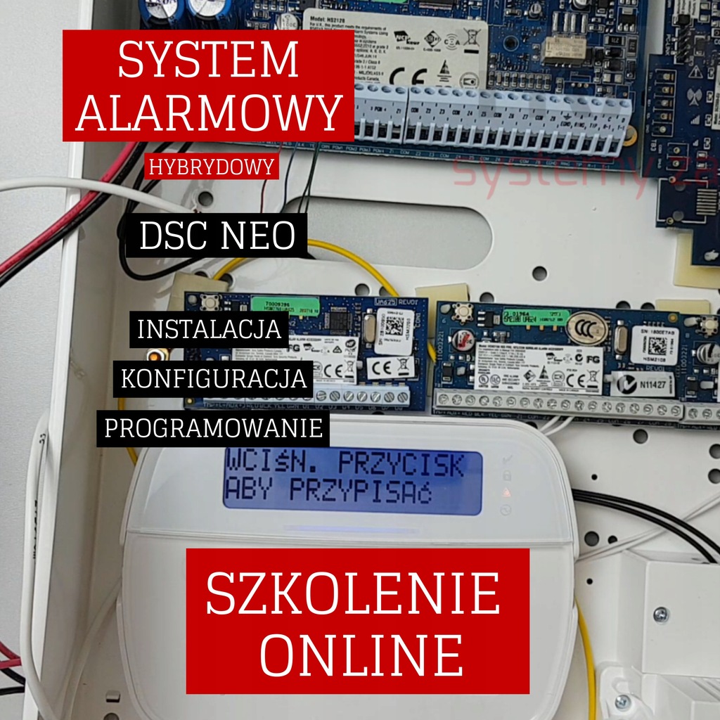 DSC neo - szkolenie kurs online sam. instalacji.