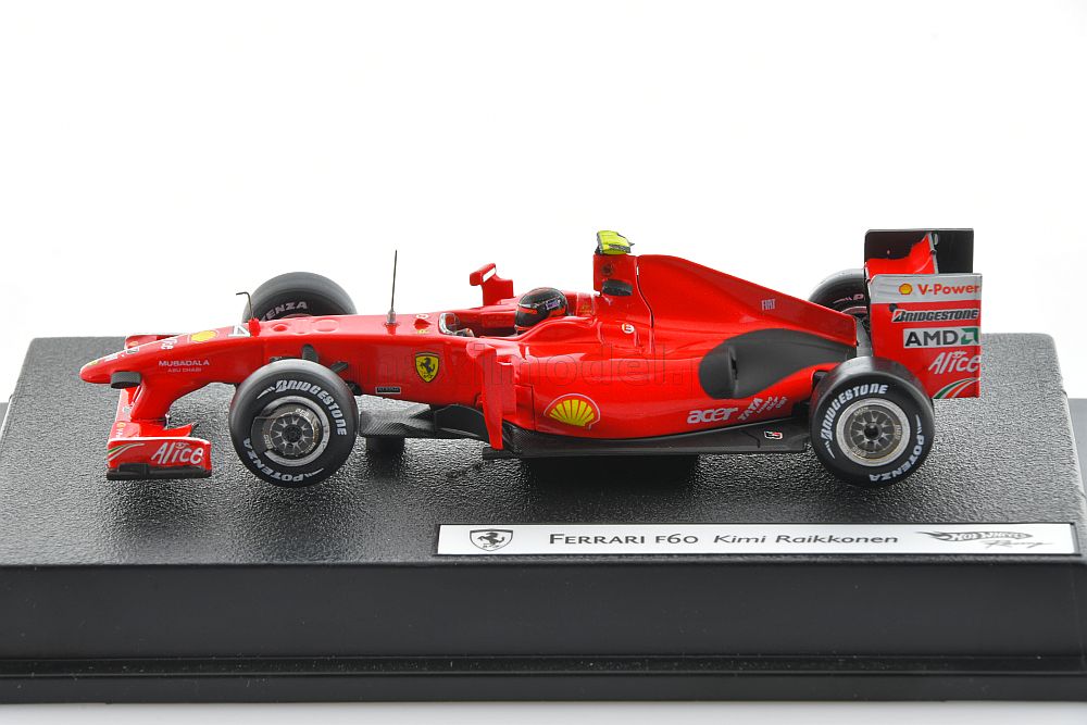 Ferrari F60 Kimi Räikkönen 1:43 Hot Wheels F1 1:43 K Raikkonen Ferrari F60 2009 | eBay UK
