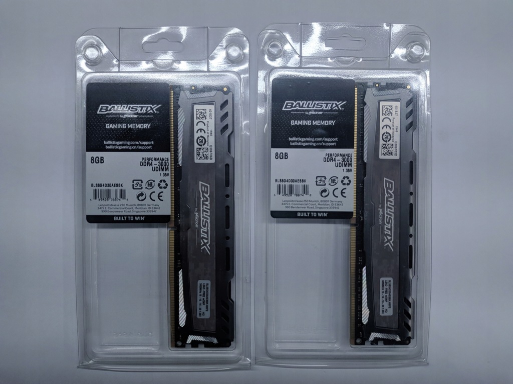 Pamięć DDR4 16GB Crucial Ballistix Sport 3000MHz