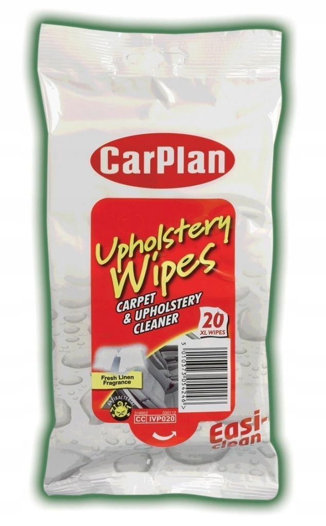 Carplan XL Ściereczki do tapicerki 20 sztuk