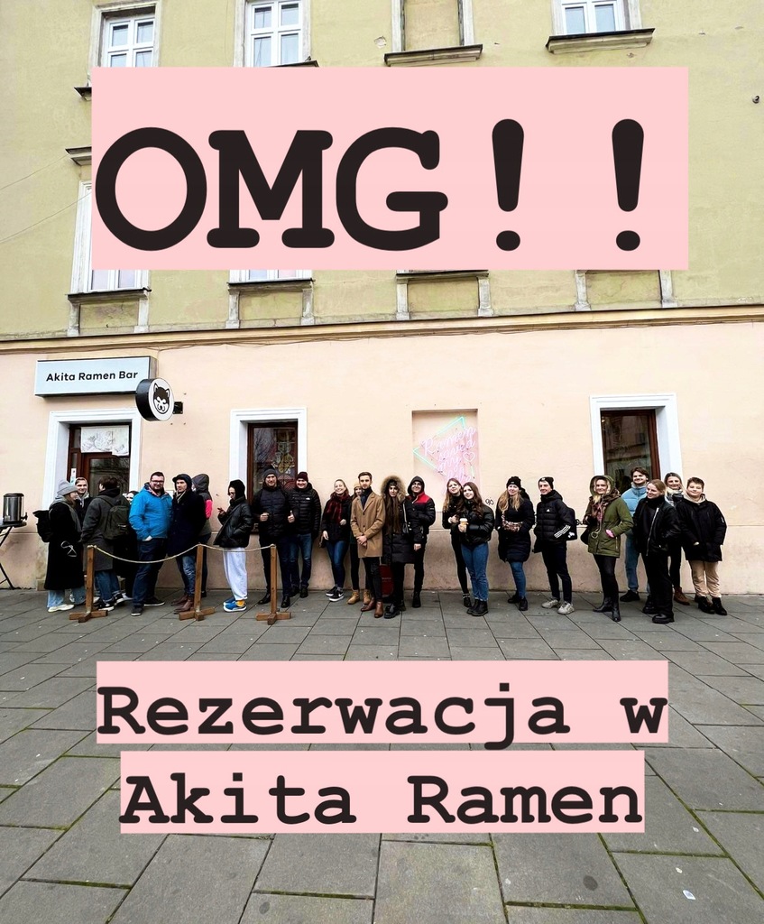 Jedyna rezerwacja w Akita Ramen