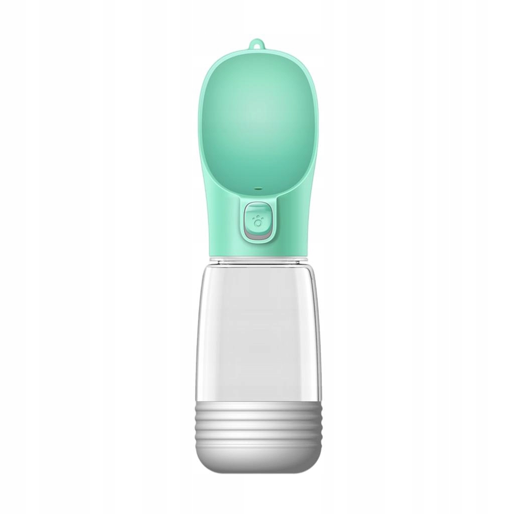 Dog Water Bottle Outdoor Puppy Travel Drinking Water Dispenser Feeder Green